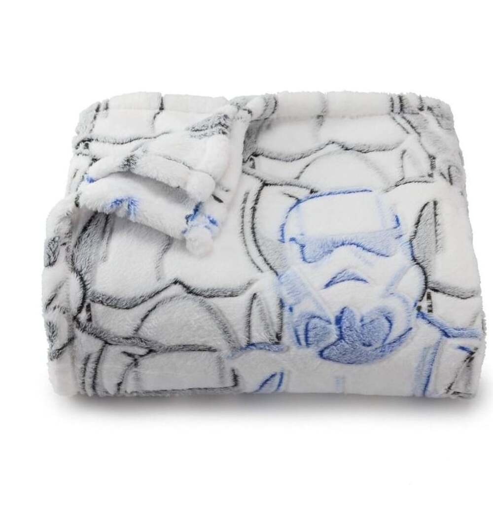 Star Wars The Big One Oversized Plush Throw Blanket Stormtrooper Pattern